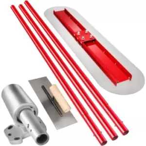 Image of Bull Float Concrete Float 1200x300mm Concrete Tool Trowel Float Handle & Bracket