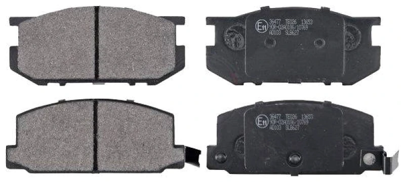 Image of A.B.S. 36477 Brake pad set with acoustic wear warning Brake Pad Set,disc brake (402)