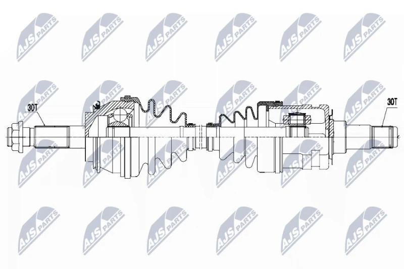 Image of NTY Drive shaft NTY NPW-TY-081