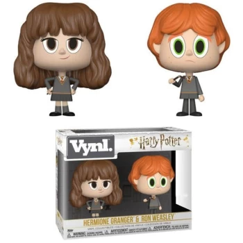 image of Funko Harry Potter Ron Weasley & Hermoine Granger VYNL. (Broken Wand)