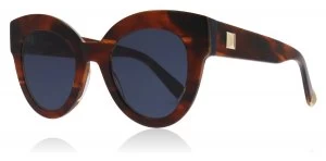 image of Max Mara MM FLAT I Sunglasses Brown / Horn EX4 48mm