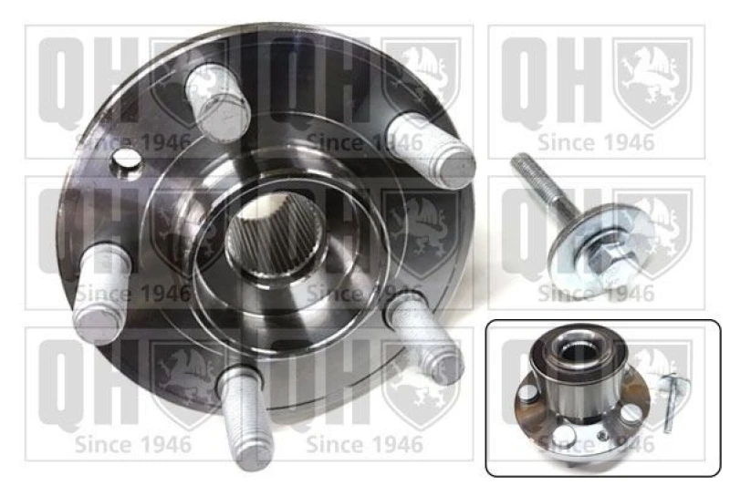 Image of QUINTON HAZELL Wheel bearing kit QUINTON HAZELL QWB1520