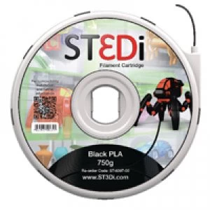 image of ST3Di Black PLA 3D Printing Filament 750g ST-6007-00