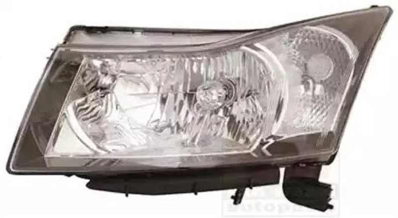 Image of VAN WEZEL 0820963 Headlights H4, Left, with motor for headlamp levelling Headlight (259)