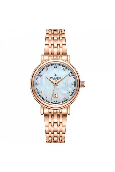 Image of Locksley London Stainless Steel Classic Analogue Watch - Lb14101150 White