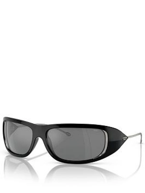 Image of Diesel 0Dl3001 Oval Sunglasses Black WKA16 Female