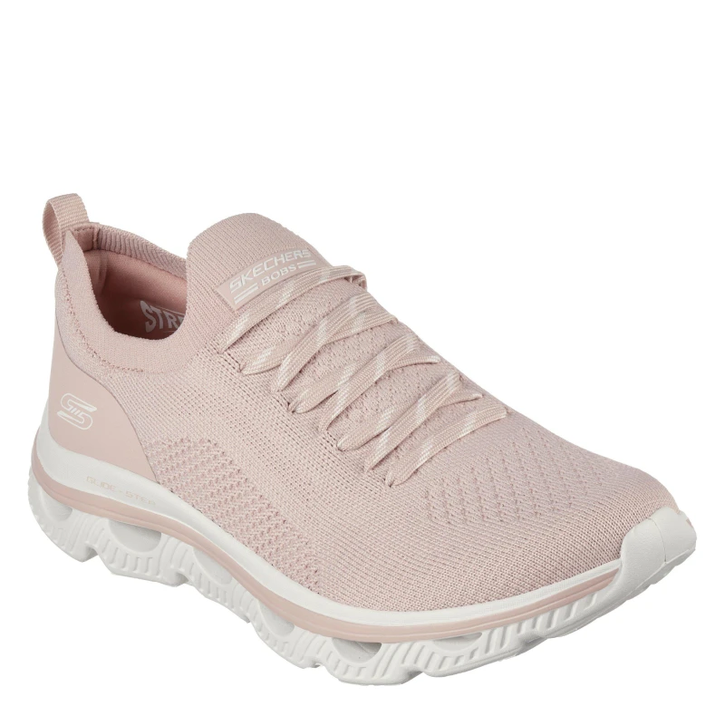 Image of Skechers Arc Waves Slip On Trainers Womens Blush female 2 (35)