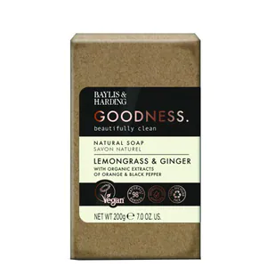 image of Baylis And Harding Goodness Lemongrass & Ginger Soap Baylis And Harding - 200g