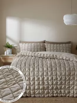Image of 'Puffer' 6.5 Tog Quilted Duvet Cover Set