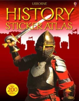 Image of Usborne Sticker Atlas by Elizabeth Dalby and Adam Larkum Paperback