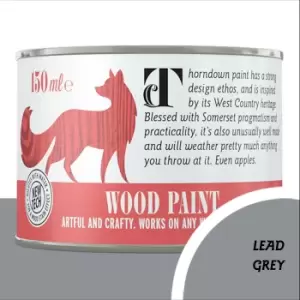 Image of Thorndown Lead Grey Wood Paint 150ml