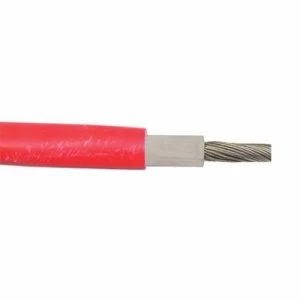 Image of Zexum 6mm Red Single Core TUV PV1-F Solar Photovoltaic PV Cable - 1 Meter