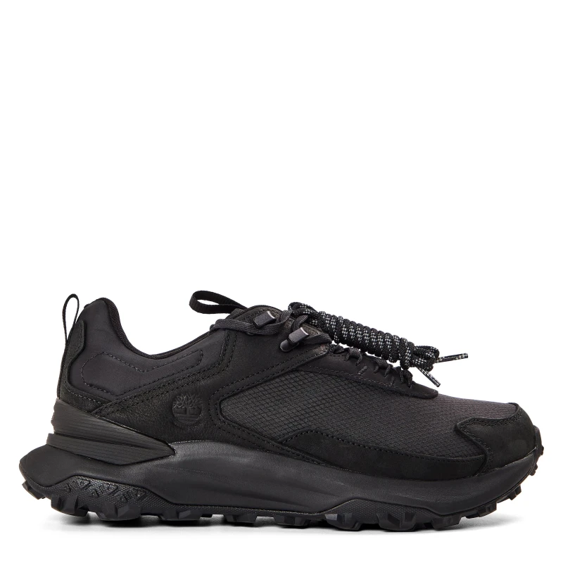 Image of Timberland Mens Motion Access Lace Up Waterproof Low-Top Trainers Black Nubuck male 6.5 (40)