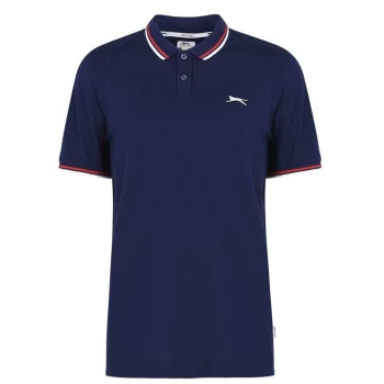 image of Slazenger Tipped Polo Shirt 2.0 - Navy