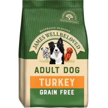 image of James Wellbeloved Adult Grain-Free Turkey and Vegetables Cat Food 10kg