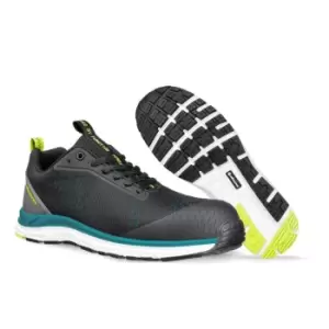 image of AER55 Impulse Low Trainers Safety Black/Blue Size 40