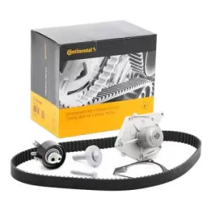 image of CONTITECH Water Pump + Timing Belt Kit CT1035WP3 RENAULT,NISSAN,DACIA,CLIO II (BB0/1/2_, CB0/1/2_),Clio III Schragheck (BR0/1, CR0/1)