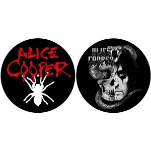 image of Alice Cooper - Spider/Skull Turntable Slipmat Set