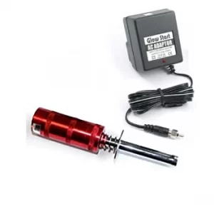 Image of Fastrax Aluminium Metered Glow Starter With 2100Mah Ni-Cd & 2Pin Charger