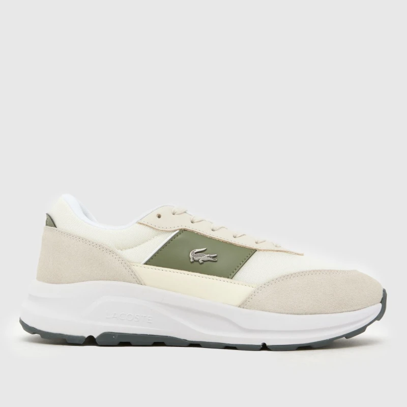 Image of Lacoste Run Set Trainers in Grey Multi Grey Multi UK 9 (EU 43)