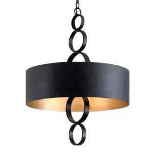 Image of Rivington 6 Light Pendant Charred Copper