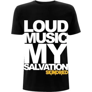 Image of Skindred - Loud Music Unisex Large T-Shirt - Black