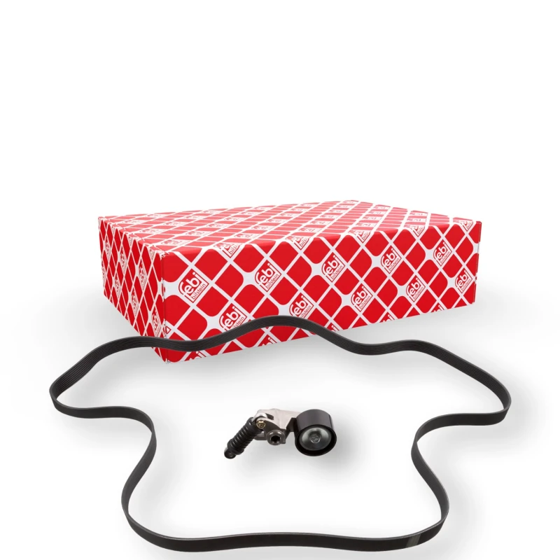Image of FEBI BILSTEIN 30211 V-ribbed belt set with tensioner element V-Ribbed Belt Set (542)