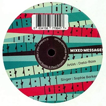 Image of Data-Bass with Sophie Barker - Mixed Messages (Feat. Sophie Barker) Vinyl