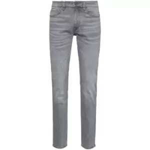 Image of Boss Delaware Slim Jeans - Silver