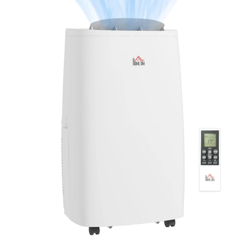 Image of HOMCOM 14,000 Btu Portable Air Conditioner With 240M², Dehumidifier, Timer, White 823-053V70WT