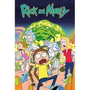 image of Rick and Morty Group Maxi Poster