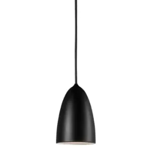 Image of Nexus Small Dome Pendant Ceiling Light Black, GU10