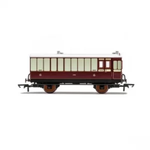 Image of Hornby LNWR 4 Wheel Coach Brake Baggage 9645 Model
