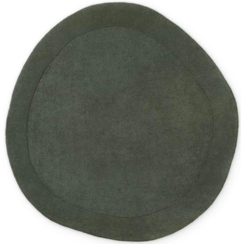Image of The Rugs Villeroy And Boch 1812 Wool Rug And Runner Round Wool Rug In Green