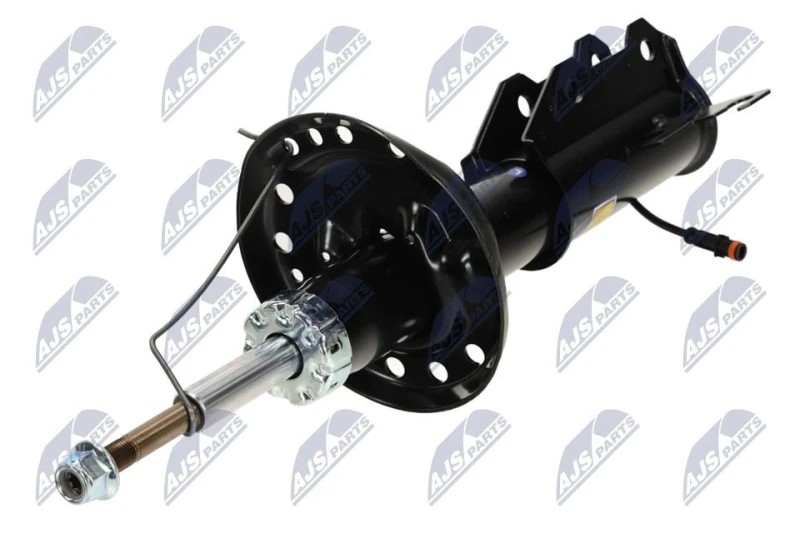 Image of NTY A-PL-061 Shock absorber Front Axle Left, Gas Pressure, Suspension Strut, Top pin Shock Absorber (854)