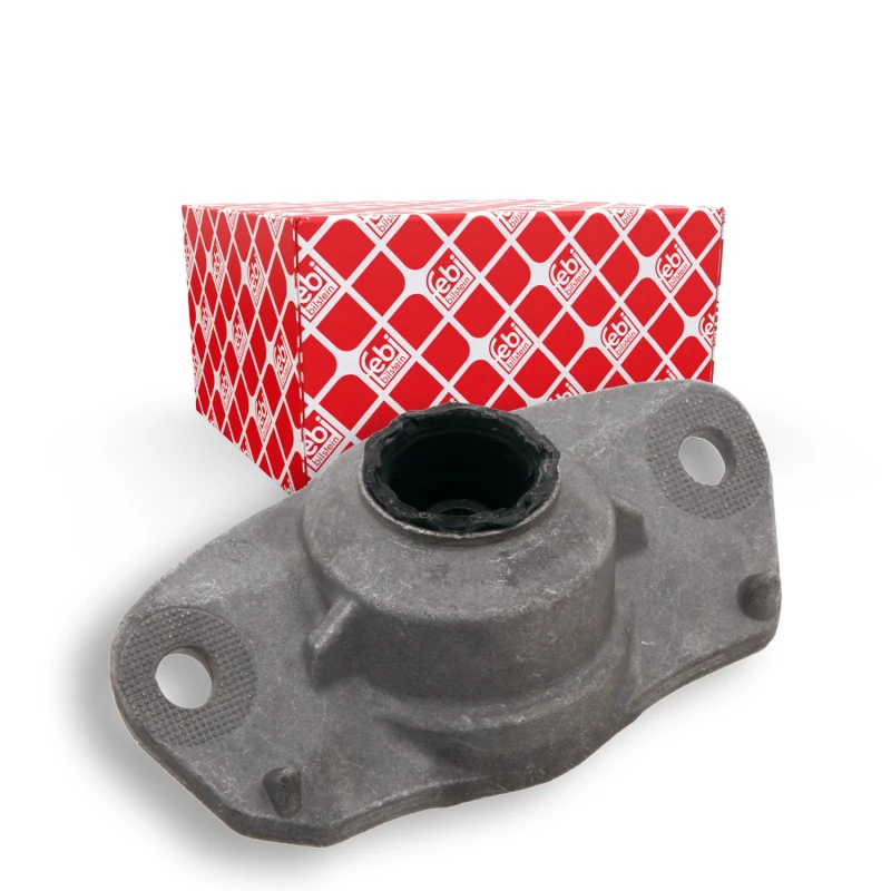 Image of FEBI BILSTEIN 32705 Top strut mount Rear Axle, without bearing Elastomer Suspension Strut Support Bearing (1180)