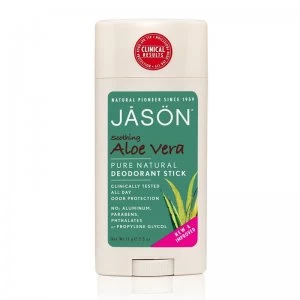 image of Jason Soothing Aloe Vera Pure Natural Deodorant Stick 71g