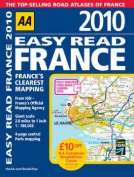 Image of Aa Easy Read France 2010 Paperback