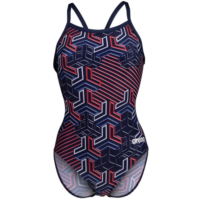 Image of Arena Kiko Pro Swimsuit Womens - Blue Blue 8