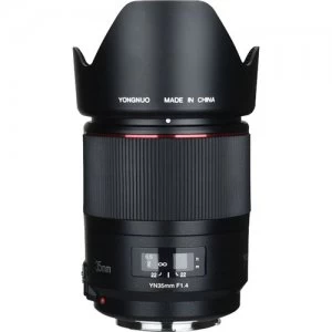 image of Yongnuo YN 35mm f/1.4 Lens for Canon EF