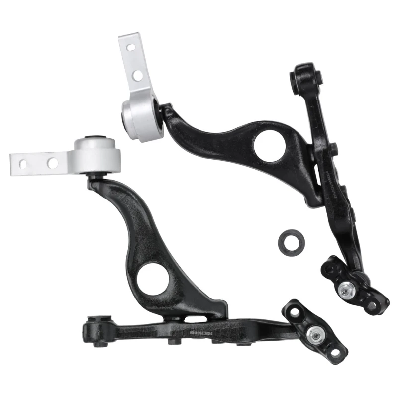 Image of RIDEX 772S1015 Control arm repair kit with rubber mount, Front Axle, Control Arm Cast Steel Suspension Kit (772)