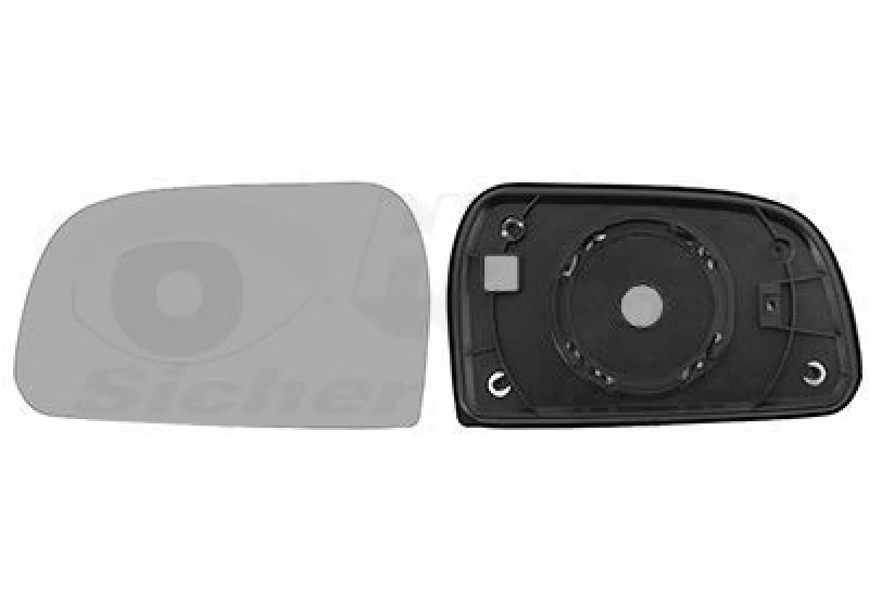 Image of VAN WEZEL Wing mirror glass VAN WEZEL 8267831