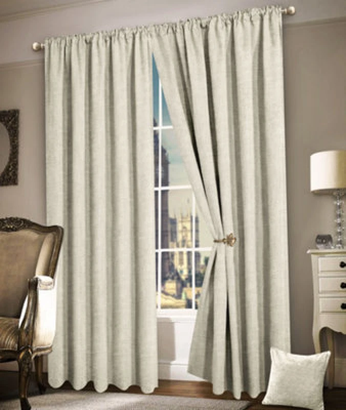 Image of Intimates Thermal Blackout Curtains - Ring Top, Energy Efficient & Soundproof Drape For Living Room - Modern Chic & Elegant Curtains - Cream