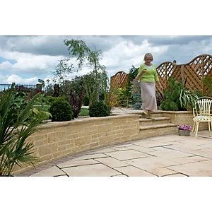 Image of Marshalls Drivesett Tegula Walling Cotswold 440 x 100 x 140mm Pack of 80