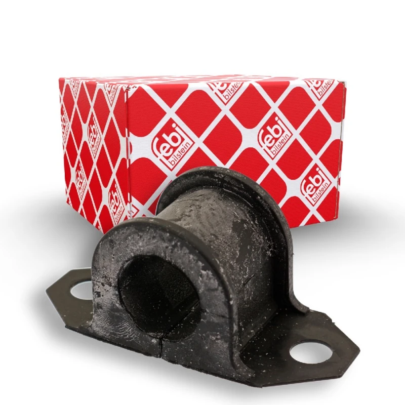 Image of FEBI BILSTEIN 42372 Stabilizer Bushes Front Axle, Rubber Rubber Anti-roll Bar Bush Kit (1334)
