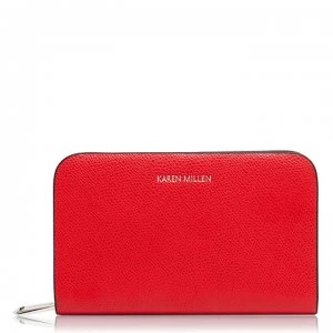 Karen Millen Abbey Mini Ziparound Purse - LIPSTICK