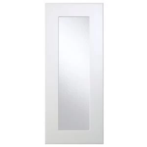 image of Cooke Lewis Raffello High Gloss White Glazed door W300mm