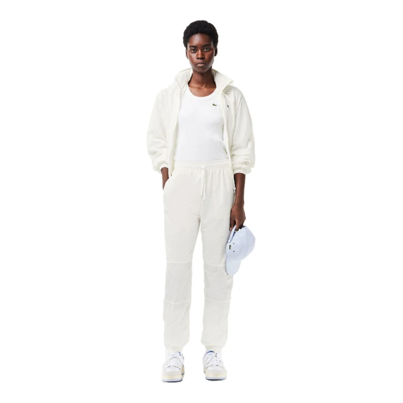 Image of Lacoste Womens Closed Hem Fleece Joggers Flour female 4 (32)