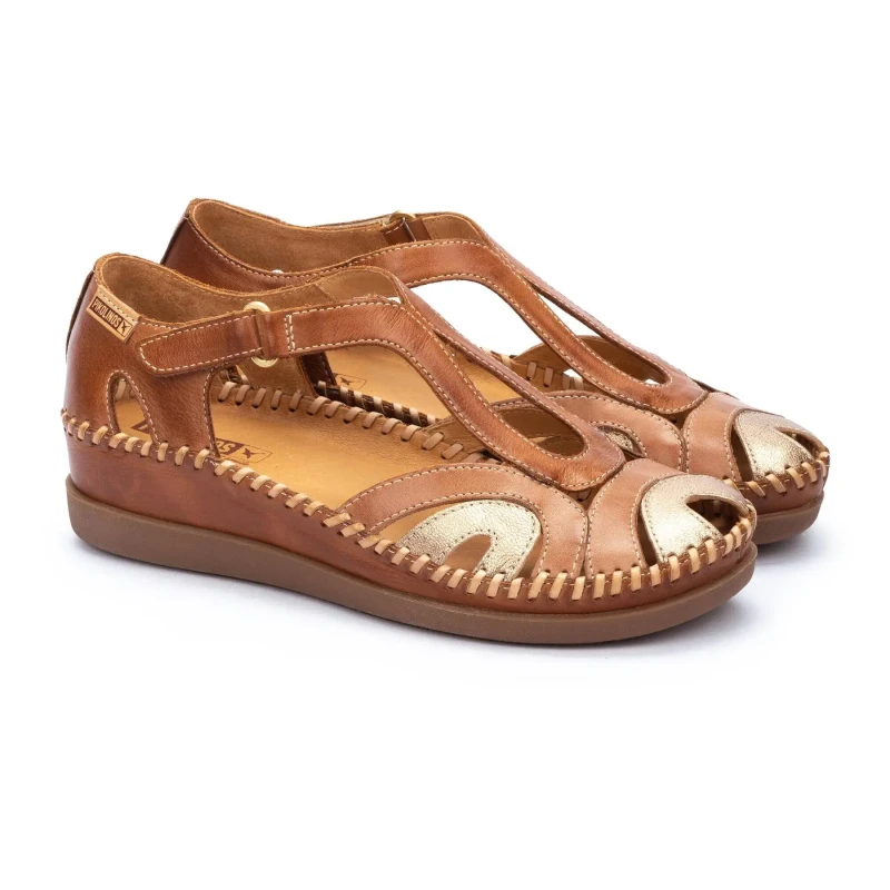 Image of Pikolinos Womens wedge sandals Pikolinos Cadaques W8K-1569C4 Marron Female 37