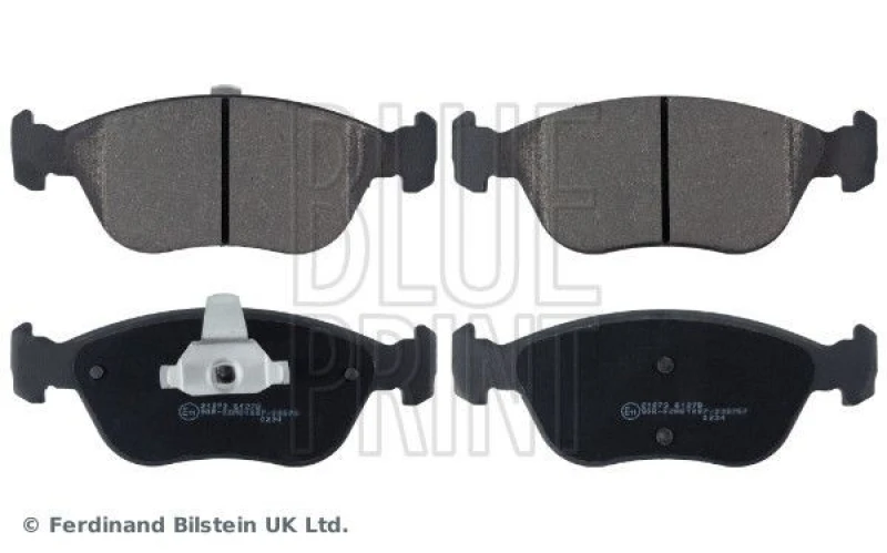 Image of Blue PRINT Brake pad set Blue PRINT ADF124229